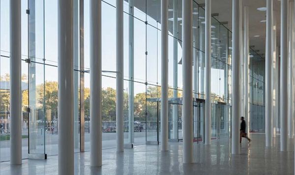Glass facade of University of Montpellier