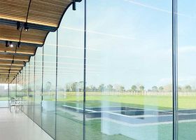 sedak isopure® façade: seamless glass with no visible joints at the Roman Villa Museum. ©sedak