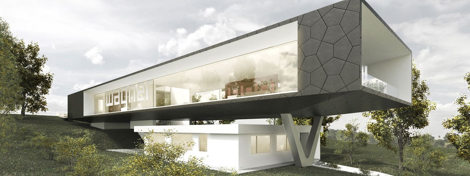 Arcitectural design of Wagner Design Lab ©Titus Bernhard Architekten