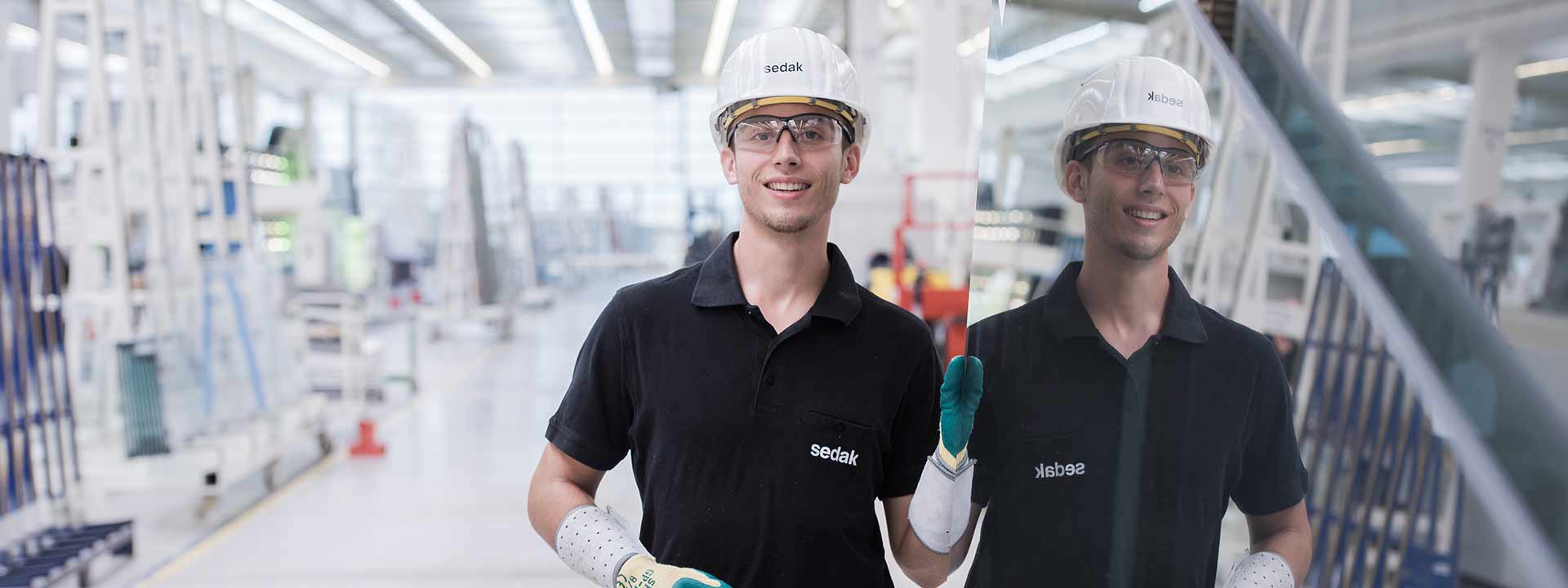 und bin Auszubildender bei sedak